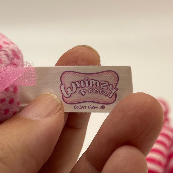 4 Whimzy Pets Mini Pink Seahorse Striped Monkey Colorful Zebra Spotted Cat - Picture 3 of 3